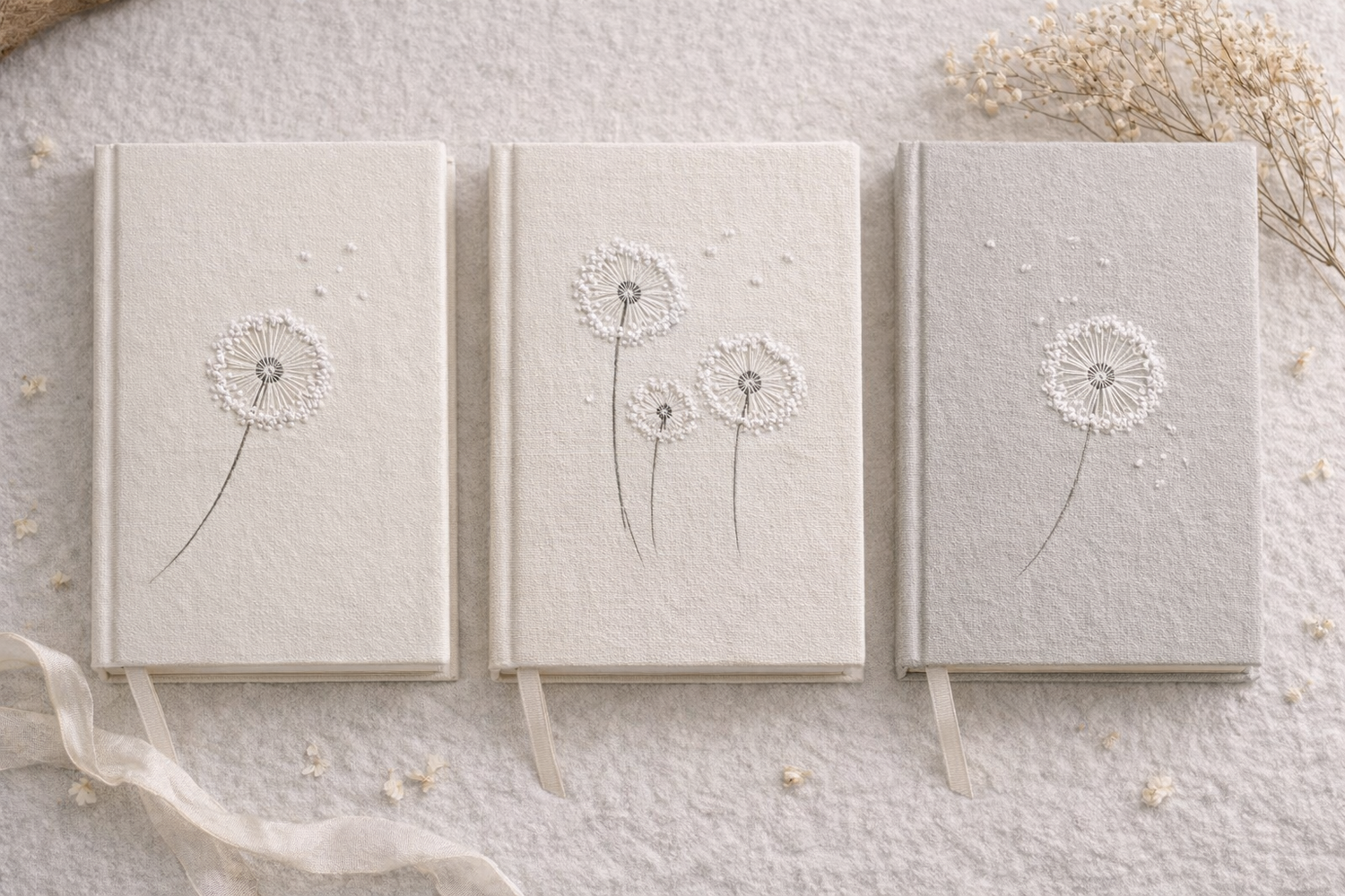 LUMORA Hand-Embroidered Journal